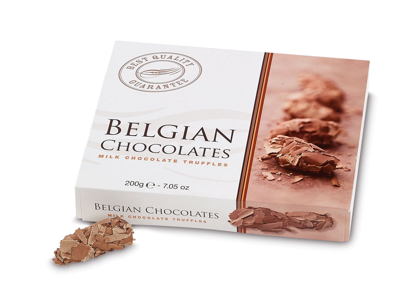 Belgian milk chocolate truffles 200g gift box delectable delicate and creamy milk chocolate