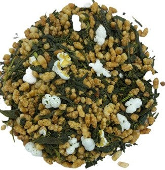 Green Tea Japanese Blend of Sencha and roasted rice puffs