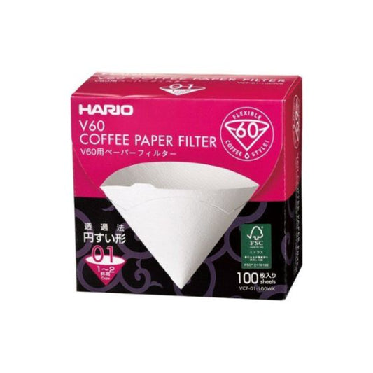 Hario Paper Filters 100pk for 01