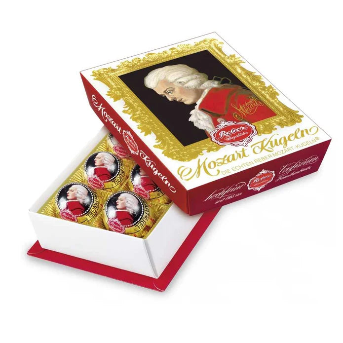 The Genuine Mozart Chocolates Marzipan and Dark Chocolate 