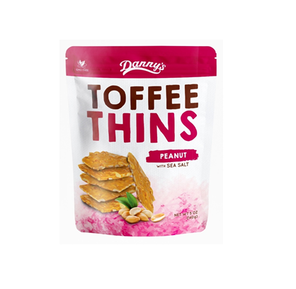 Peanut Toffee Thins 140g