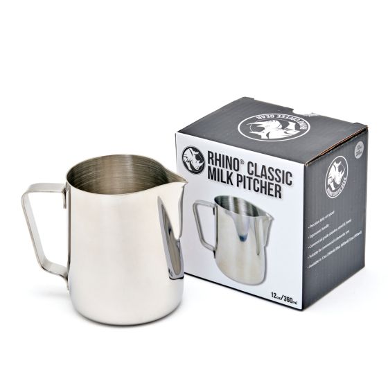Stainless steel milk frothing jugs