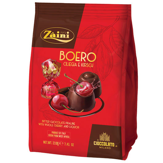 Italian Dark Chocolate Cherry Liqueurs 210g
