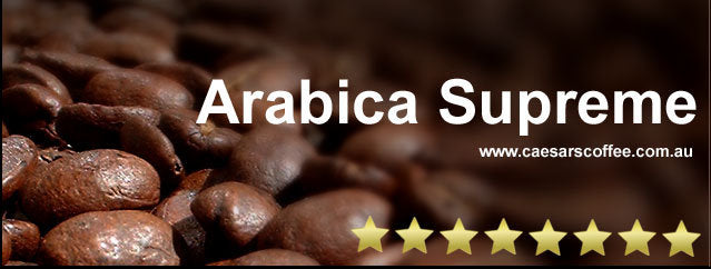 Arabica Supreme. Caesars Gourmet Arabica Coffee Erina